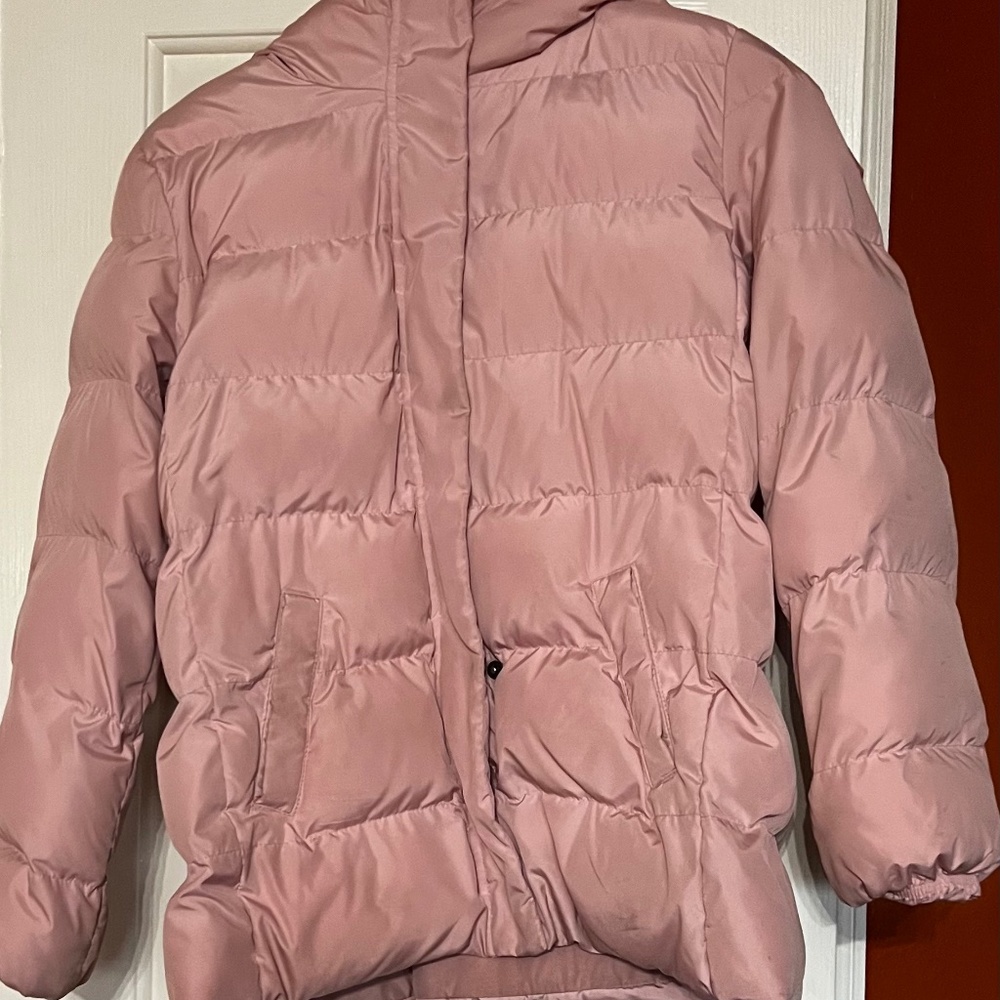 Gap KIDS Pink Puffer Jacket - Plus Size